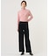 【WEB限定カラーあり】AIR DUROY LIGHT  セミ ワイド パンツ
