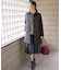 【WEB限定カラーあり】コンパクトタフタキルティング ステンカラー ロング コート