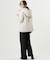 【WEB限定カラーあり】コンパクトタフタキルティング フーデッド コート