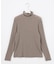 【レイヤードスタイルに・WEB限定カラーあり】カシミヤシルク シアーリブ タートル カットソー