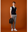 【MEN】【洗える】ケーブル柄 ニットベスト