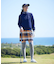 【WOMEN】ロゴ衿 スタンドブルゾン