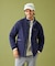 【MEN】【防風/撥水/ストレッチ】【袖取り外しで2WAY】キルティング ブルゾン