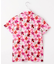 【WOMEN】【UVカット】草花柄プリントポロシャツ