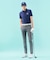 【MEN】【撥水/ストレッチ】ミニヘリンボンパンツ
