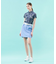 【WOMEN】【ストレッチ】バックドビー×メッシュロゴスカート