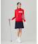 【WOMEN】【吸水速乾/UVカット】スポーティ モックネックシャツ