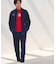 【MEN】【UVカット】千鳥ジャカードニットブルゾン