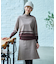 【WOMEN/EC限定】カラーブロック モックニット