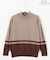 【WOMEN/EC限定】カラーブロック モックニット