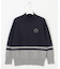 【WOMEN/EC限定】カラーブロック モックニット