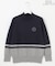 【WOMEN/EC限定】カラーブロック モックニット