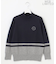 【WOMEN/EC限定】カラーブロック モックニット