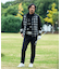 【MEN】【ウォッシャブル】グラフィックダブルジャガードニット