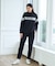 【WOMEN】タック入り テーパードパンツ