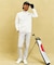 【MEN】【接触冷感/UVケア】ウエストにジャストフィット ウエストムーブ パンツ 選べる5色展開
