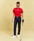 【MEN】【接触冷感/UVケア】ウエストにジャストフィット ウエストムーブ パンツ 選べる5色展開