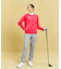 【WOMEN】シワになりにくいドレッシーゴルフパンツ 大き目ポケットで実用性◎