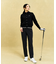 【WOMEN】シワになりにくいドレッシーゴルフパンツ 大き目ポケットで実用性◎