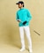 【MEN】【UVカット】ストレッチ性抜群！パターンからゴルフに合わせたしっかり素材のカノコダンボールモック