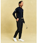 【MEN】ウールライクで上品　ワンタックテーパードパンツ　動きやすさもしっかり確保