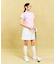 【辻梨恵プロ着用】【WOMEN】フェアウェイに映えるビッグロゴ モックネック