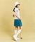 【辻梨恵プロ着用】【WOMEN】フェアウェイに映えるビッグロゴ モックネック