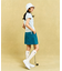【辻梨恵プロ着用】【WOMEN】フェアウェイに映えるビッグロゴ モックネック