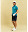 【MEN】【吸水速乾/UVカット】ストレッチ性抜群　透けにくさにもこだわったエイトムーブカノコポロシャツ