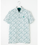 《大人気につき追加生産決定！》【MEN】【吸水速乾/UVカット】リーフ柄 ポロシャツ