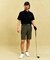 【MEN】機能に優れた新素材「AIR TOOL」で暑い夏を快適に ワンタックショートパンツ 接触冷感 UVカット 高通気 ストレッチ イージーケア