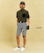 【MEN】レジメロゴショートパンツ ドライタッチ 透けにくい ストレッチ