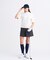 【WOMEN】裏起毛ジャージースカート ストレッチ モノグラム 上品スタイル