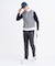 【MEN】裏起毛ジャージーパンツ ストレッチ モノグラム 上品スタイル