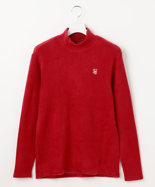 新品 23区 ゴルフ 吸湿発熱 モックネック ニット 定価17600円 白 LL 23Fondation】【吸水速乾/UVケア】ライトダンボール モック