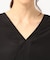 Drape Combi Vネックカットソー