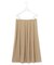 【洗える】 ハイツイストスムース イレギュラーヘムスカート