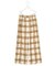 【マガジン掲載】 オンブレーチェックプリント ワイドパンツ (番号CG34)