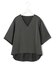 【WEB限定カラーあり・洗える】Calm Vネックブラウス