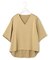 【WEB限定カラーあり・洗える】Calm Vネックブラウス