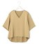 【WEB限定カラーあり・洗える】Calm Vネックブラウス