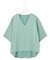 【WEB限定カラーあり・洗える】Calm Vネックブラウス