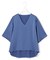 【WEB限定カラーあり・洗える】Calm Vネックブラウス