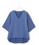 【WEB限定カラーあり・洗える】Calm Vネックブラウス