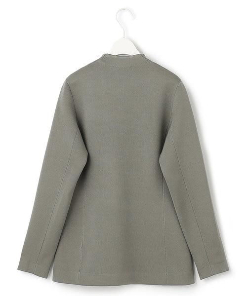 洗える】 シンセティックヤーンスムース ニットジャケット｜アイ