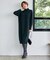 【WEB限定カラーあり】 ソフトカシミヤミックス ハイネックワンピース