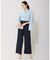 【洗える】Vi/Peブッチャー タックワイドパンツ
