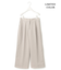 【WEB限定カラーあり】FluidBackSatin ワイドクロップドパンツ