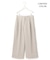 【WEB限定カラーあり】FluidBackSatin ワイドクロップドパンツ