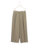 【WEB限定カラーあり】FluidBackSatin ワイドクロップドパンツ